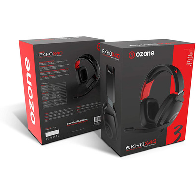 Auriculares Ozone Ekho X40 Negro PC/PS4/Xbox / Switch