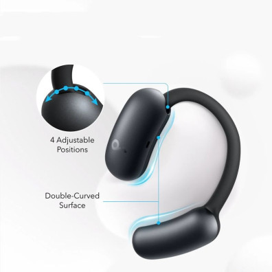 Oreilles noires de Soundcore AeroFit