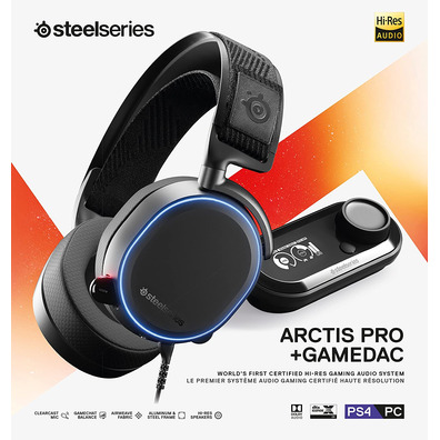 Auriculares Steelseries Arctis Pro + GameDAC PS4/PC