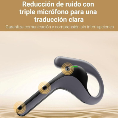 Traducteur auriculaire Timekettle W4 Pro IA Noir en temps réel