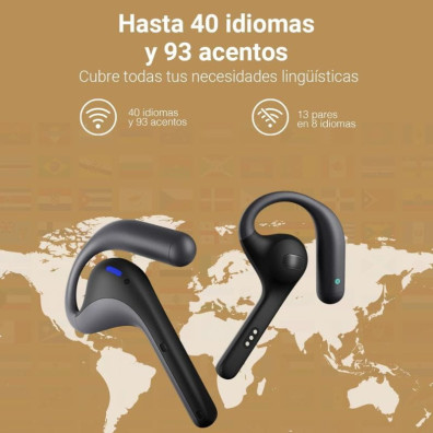 Traducteur auriculaire Timekettle W4 Pro IA Noir en temps réel