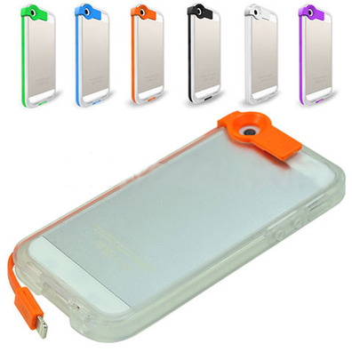 Case with cable for iPhone 6 Plus (5,5") Vert