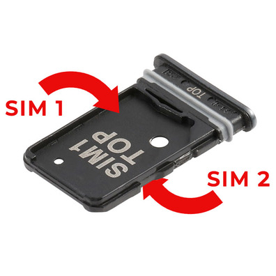 Plateau Cartes DualSim - Samsung Galaxy A80 Or