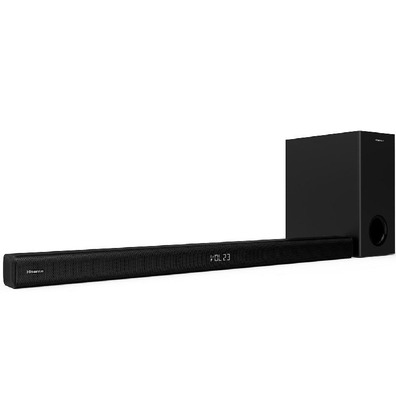 Barra de Sonido Bluetooth Hisense HS218 200W 2.1 Negra