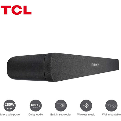 Barra de Sonido con Bluetooth TCL TS8111 260W/2.1