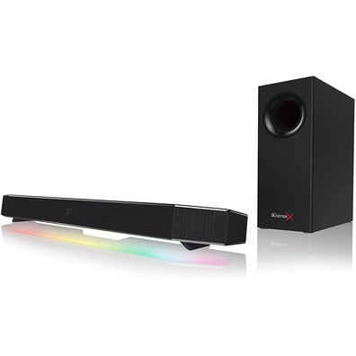 Barra de Sonido Creative Labs Sound Blaster X Katana 2.1 75W Negro