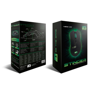 Bg Raton Gaming Stinger. Optico