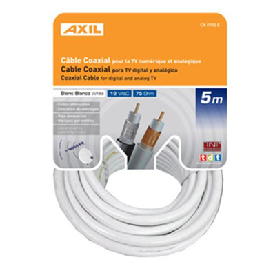 Câble coaxial bobina 5 mètres Engel