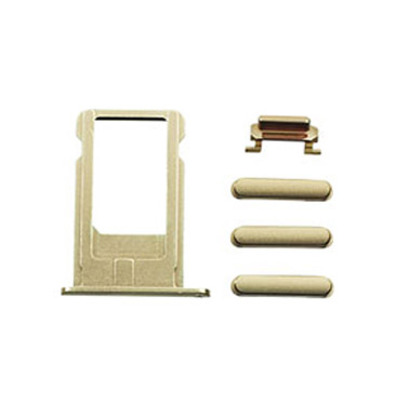 SIM Card Tray+Side Buttons for iPhone 7 Plus (5.5") Gold