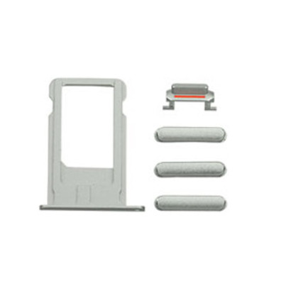 SIM Card Tray+Side Buttons for iPhone 7 Plus (5.5") Silver