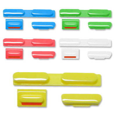 Set de boutons pour iPhone 5C Blanc