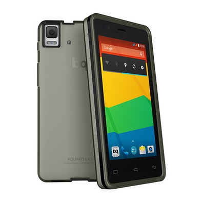 bq Aquaris E4.5 Gummie Cover Noir / Vert