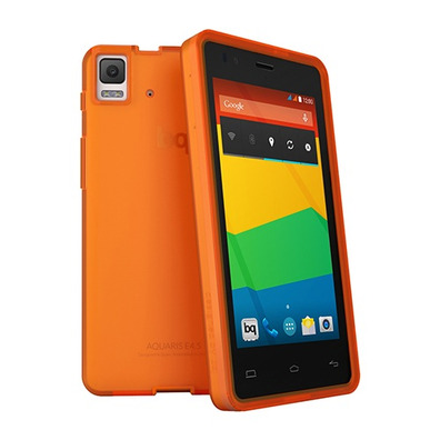 bq Aquaris E4.5 Gummie Cover Rouge