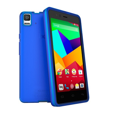 Gummie Cover BQ Aquaris E5 4G Blue