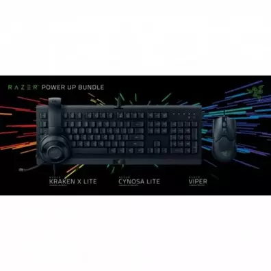 Offre groupée Razer Power UP Cynosa Lite + Viper + Kraken X Lite