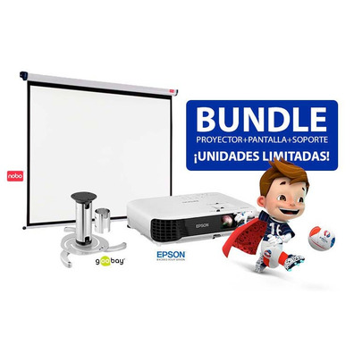 Epson EB-U04 + Affichage + Projecteur de support Wentronic BeamerFlex