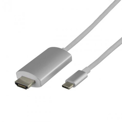 Ksix Câble adaptateur USB Type-C à HDMI