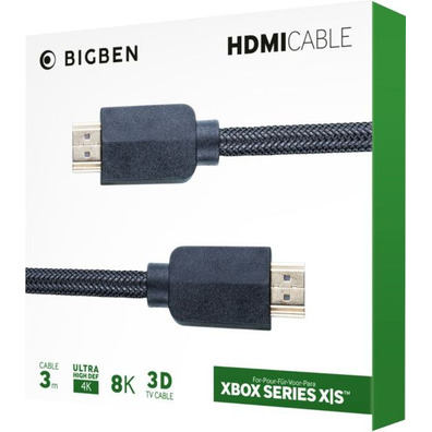 Câble HDMI 3 Metros BigBen (4K/8K) Série Xbox X/S