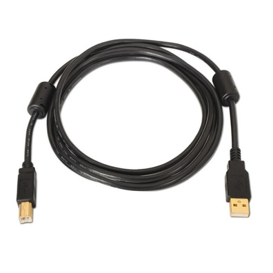 Câble Impresora USB 2.0 Aisens A101-0009 USB (M) a USB (M) 2m Negro