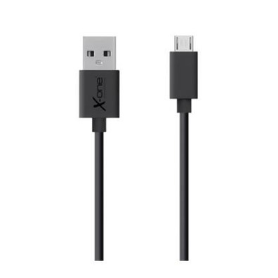 Cable plat Micro USB X-One Noire