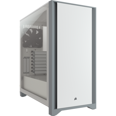 Caja Corsair Crystal 4000D MID-Tour Blanca