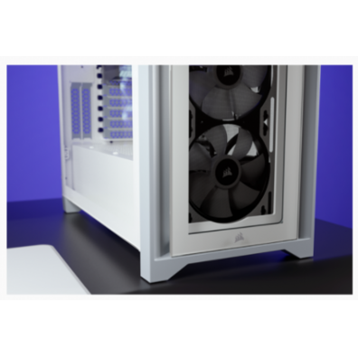 Caja Corsair ICUE 4000X RGB Verre trempé Blanca