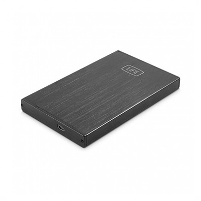 Caja Externa 2.5''USB 2.0 SATA 1Life Negro