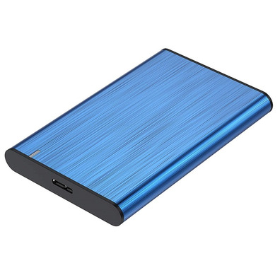 Caja Externa 2.5''USB 3.1 SATA Aisens Aluminio Azul ASE-2525BLU