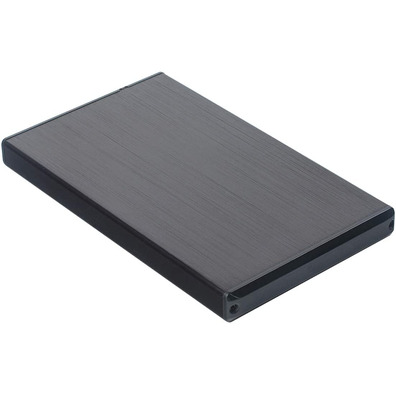 Caja Externa 2.5''USB 3.1 sata AISENS Aluminio Negro