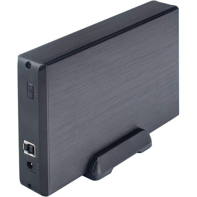 Caja Externa 3.5''USB 3.1 AISENS Aluminio Negro