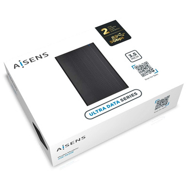 Caja Externa 3.5''USB 3.1 SATA Aisens Aluminio Negro ASE-3532B