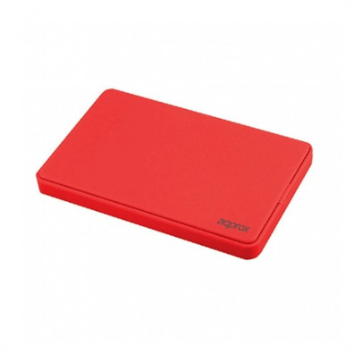 Caja Externa Approx APPHDD300R USB 3.0 2.5''SATA Rojo