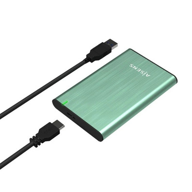 Caja Externa para Disco Duro 2.5''Aisens ASE-2525SGN USB 3.0 Verde Primavera