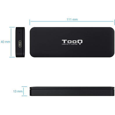 Voyant Caja Externa SSD M. 2 NVMe PCIe TooQ USB-C