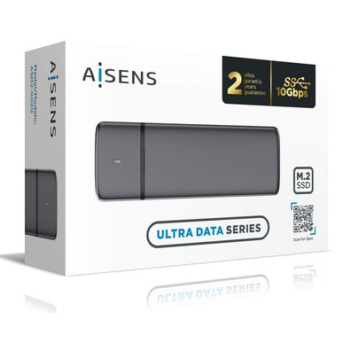 Caja Externa SSD M. 2 SATA USB 3.2 AISENS Gris ASM2-002G