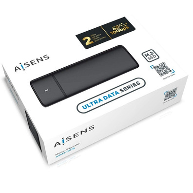 Caja Externa SSD M. 2 SATA USB 3.2 AISENS Negro ASM2-001B