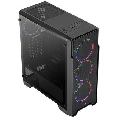 Caja Gaming Semitorre Aerocool Ore Saturne ATX