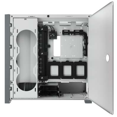 Caja Semitorre Corsair 5000D Verre trempé Blanc