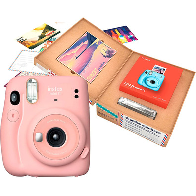 Cámara Fujifilm Instax Mini 11 Bundle Blush Rose