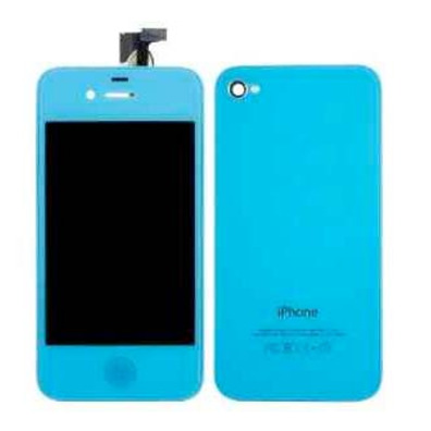 Coque complete iPhone 4S Light Blue