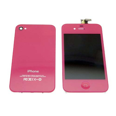 Coque complete iPhone 4S Dark Pink