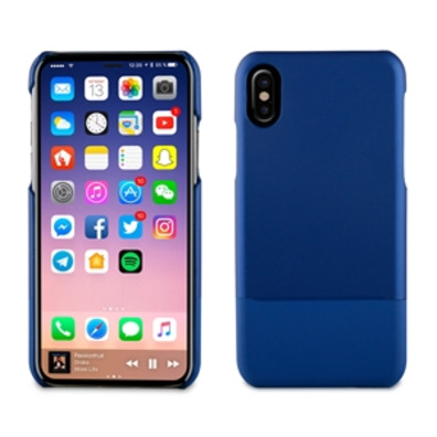 Double Skin PU Blue "Special Edition" iPhone Apple X muvite