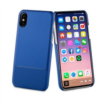 Double Skin PU Blue "Special Edition" iPhone Apple X muvite