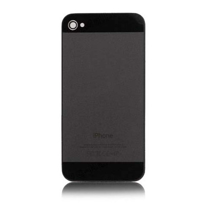Couverture arrière iPhone 4 (style iPhone 5) Noir