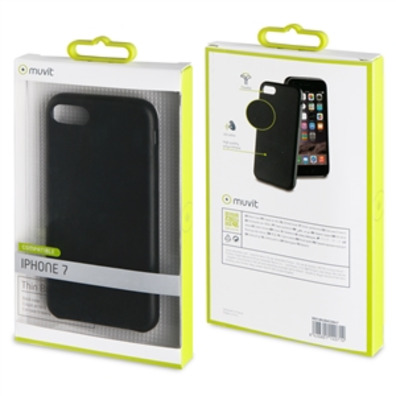 Black Ultrafina boîtier iphone 7 Muvit