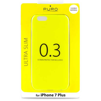 Ultra Slim Case 0.3" Green iPhone 7 Plus Puro