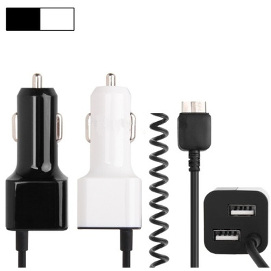 Car Charger for Samsung Galaxy Note 3 Noire