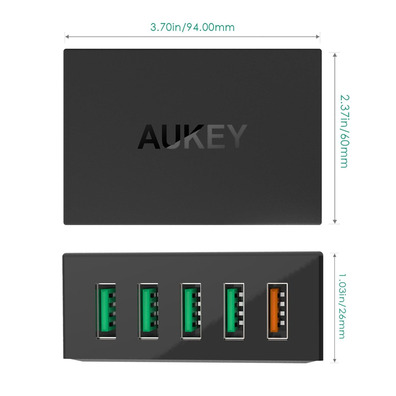 Wall Charger 5 Ports Aukey