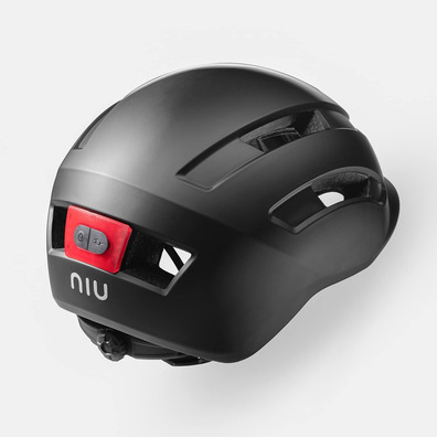 Casco Patinete Negro Talla L Niu