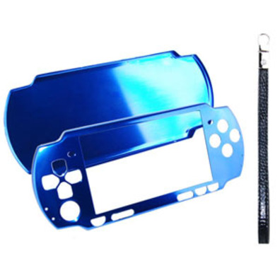 Ultra Slim Aluminium Case PSP Slim Blue